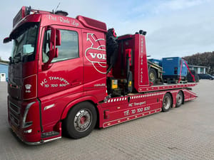 Rød Volvo fejeblad Det Røde Lyn