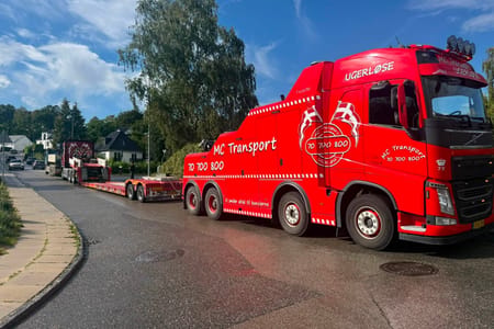 Specialtransport i by og land - MC Transport vognpark