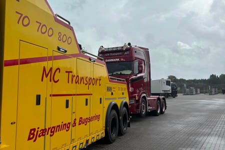 Tung bjærgning 24/7 - MC Transport vognpark