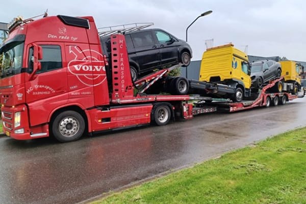 Skiltevogn - MC Transport ydelse